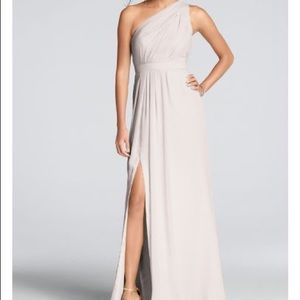 Petal pink bridesmaid dress